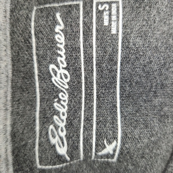 Eddie Bauer Men's Charcoal Polo Shirt - Picture 4 of 5